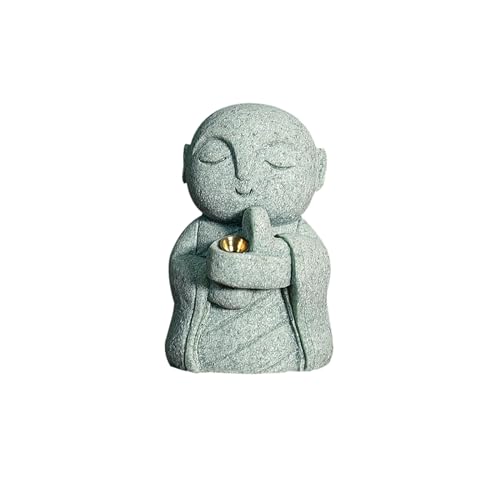 XIAHIOPT Aquarien Jizo Landschaftsversteck Statue Aquarien Dekorationen Kunst Lebensraum Ornamente von XIAHIOPT