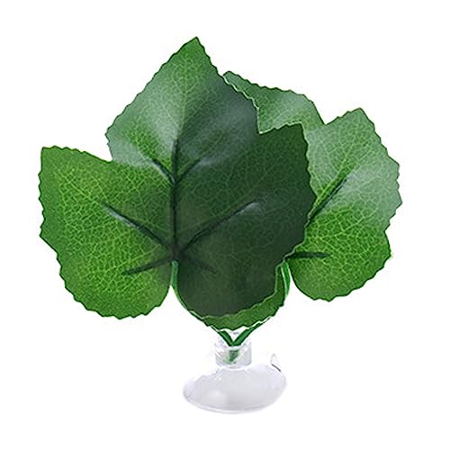 XIAHIOPT BettaFish Leaf Pad Doppelblatt Hängematte Ruhebett Sicher Natürliche Umwelt BettaFish Laichen Pad Aquarien Dekoration von XIAHIOPT