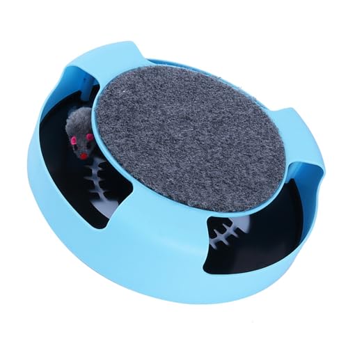 XIAHIOPT Lovely Cats Mouse Teasing Toy Indoor Floor Exercise Play Funny Toy for Cats Exercise Multifunctional Cats Track Cats Circuit Toy von XIAHIOPT