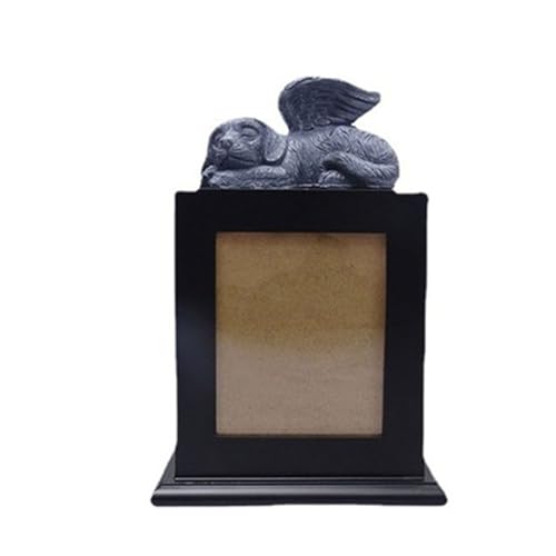 XIAHIOPT Urnenbox aus Holz für Haustiere, hergestellt aus hochwertigem Holzmaterial, perfekt für die Erinnerung an Ihr Haustier, Asche, Erinnerungen, Haustierurnenbox für Hunde, Asche, Haustierurnen von XIAHIOPT