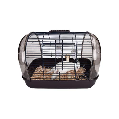 Vogelkäfig Wellensittich Pet Transportbox, bewegliche kleine sortierte Vögel Reisen Cage, Pet Carrier Bag Reisetasche Hund-Katze-Welpen Kaninchen Käfig Vogelvoliere Transportkäfig Kanarien Großsittich von XIANGGUI 1983