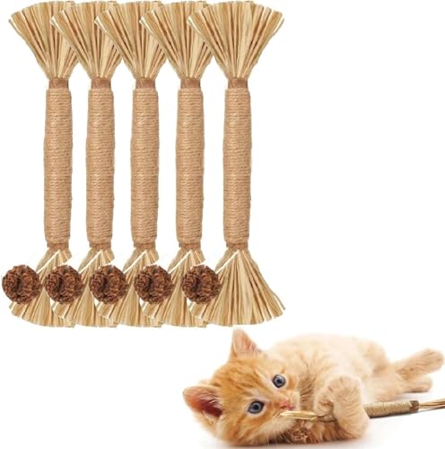 XIAOBAN Zahn Schleifen Stick Katze Spielzeug Zu Lindern Langeweile Katze Pflege Katze Stick Biss Beständig Spielzeug Teaser Katze Artefakt T4O0 von XIAOBAN