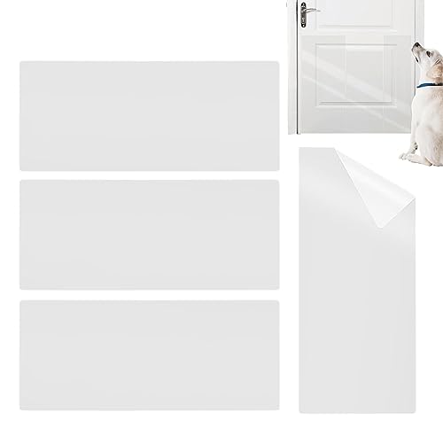 XIAOXIAOYU Katzenband für Möbel | 3/4 Stück Kratzschutzband für Katzen,Kratzfester transparenter PVC-Türschutz für Couch und Tür von XIAOXIAOYU