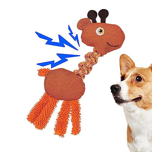 XIAOXIAOYU Kauspielzeug für Hunde, quietschendes Plüsch-Hundespielzeug | Squeaky Pushies Kauspielzeug für Hunde | Hundeunterhaltungszubehör, Spielzeug gegen Langeweile für Wohnzimmer, Camping, Parks, von XIAOXIAOYU
