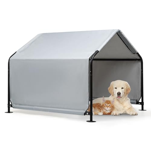 XIAPINMOON Dog Shade Shelter Pet Outdoor Tent Large Dog House Sun Rain Animal Shelter Livestock Shelter for Outside Dog Shade Canopy von XIAPINMOON