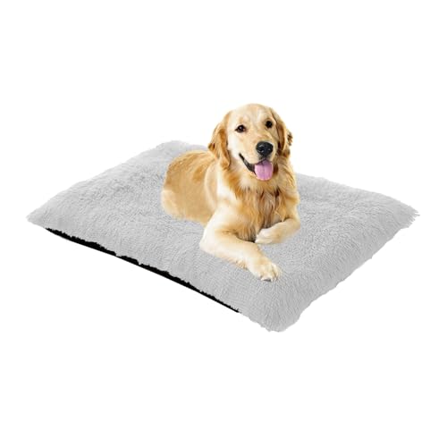 Hundebett Hundebett-Matte, Orthopädisches Hundesofa Haustierbett, Weiches Rutschfest für Katzen Haustiere, Anti-Angst Rutschfestes Hundematte für Mittelgroße Hunde, Hundekorb Waschbar(120x90x10cm) von XIEMINLE