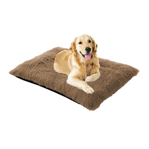 Hundebett Hundebett-Matte, Orthopädisches Hundesofa Haustierbett, Weiches Rutschfest für Katzen Haustiere, Anti-Angst Rutschfestes Hundematte für Mittelgroße Hunde, Hundekorb Waschbar(70x50x8cm) von XIEMINLE