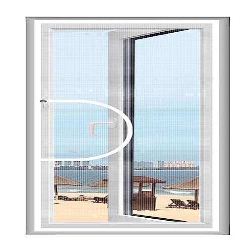 XIEMINLE Fliegengitter für Fenster, Insektenschutz, einfache Installation, Fliegeninsekten, Balkon, Katzenschutz, mit Reißverschluss, Fensterschutz für Katzen, B x H: 200 x 100 cm, Position 4 XIEMINLE Fliegengitter für Fenster, Insektenschutz, einfache Installation, Fliegeninsekten, Balkon, Katzenschutz, mit Reißverschluss, Fensterschutz für Katzen, B x H: 200 x 100 cm, Position 4 von XIEMINLE