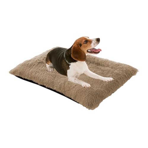 XIEMINLE Hundebett Katzenbett, Orthopädisch Waschbar Haustierbett Mittelgroße Hunde, Haustierbett für Große Hunde, rutschfeste Unterseite Anti-Angst Hundebetten Hundesofa Welpen Kissen(140x110x12cm) von XIEMINLE