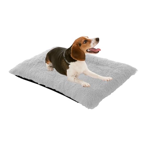 XIEMINLE Hundebett Katzenbett, Orthopädisch Waschbar Haustierbett Mittelgroße Hunde, Haustierbett für Große Hunde, rutschfeste Unterseite Anti-Angst Hundebetten Hundesofa Welpen Kissen(70x50x8cm) von XIEMINLE