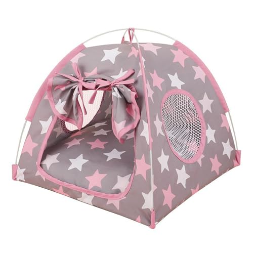 XINAJUND Pet Tipi Hundebett für Hunde Outdoor Camping Ruhezelt Tragbares leichtes Welpen-Haustierzelt von XINAJUND