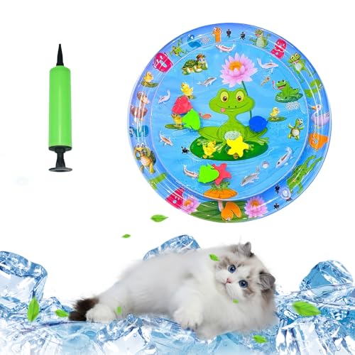 XINAJUND Wassersensorische Spielmatte für Katzen, Kühlmatte für Katzen, Hunde, Liege, Bett, Wasserbett, Sofa für den Innenbereich von XINAJUND