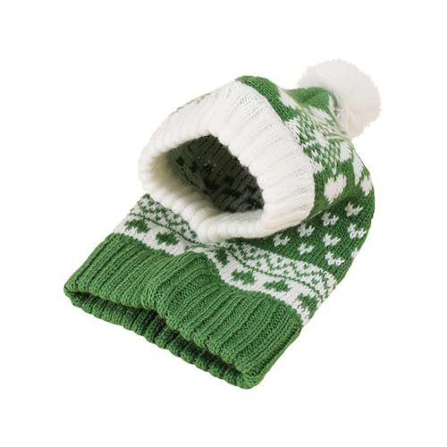 XINAJUND Weihnachtliche Strickmütze für Hunde, hält Ihr Haustier warm und modisch im Winter, lustiges Häkelzubehör für Hunde von XINAJUND