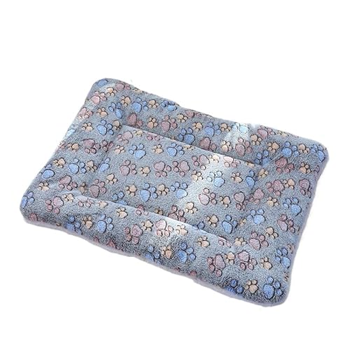 XINCHANG Haustier-Katzenbett für den Innenbereich, Katzen, Hundekäfig-Unterlage, Hundehütte, Hundehütte, Katzenbett-Auskleidung (35 x 29 x 3 cm, tiefer Kaffeepfotenabdruck) von XINCHANG