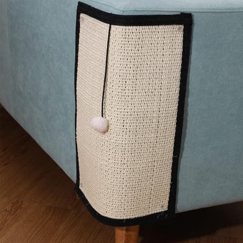 XINCHI Kratzmatte Katze Katzenkratzmatte Sisal Kratzpappe Wand Kratzschutz Sofa Katzenkratzbrett Ecke Kratzbrett Katzenkrallen Katzenmöbel Kratzschutz Kratzpappe Hause Kratzpads von XINCHI