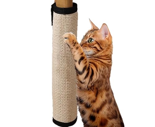 XINCHI Kratzmatte Katze Katzenkratzmatte Sisal Kratzpappe Wand Kratzschutz Sofa Katzenkratzbrett Ecke Kratzbrett Katzenkrallen Katzenmöbel Kratzschutz Kratzpappe Hause Kratzpads von XINCHI