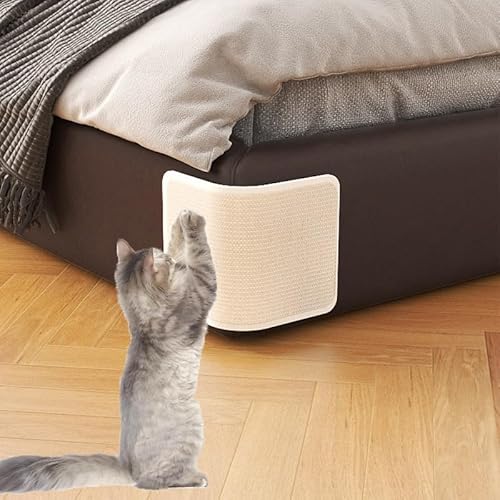 XINCHI Kratzmatte Katze Katzenkratzmatte Sisal Kratzpappe Wand Kratzschutz Sofa Katzenkratzbrett Ecke Kratzbrett Katzenkrallen Katzenmöbel Kratzschutz Kratzpappe Hause Kratzpads von XINCHI