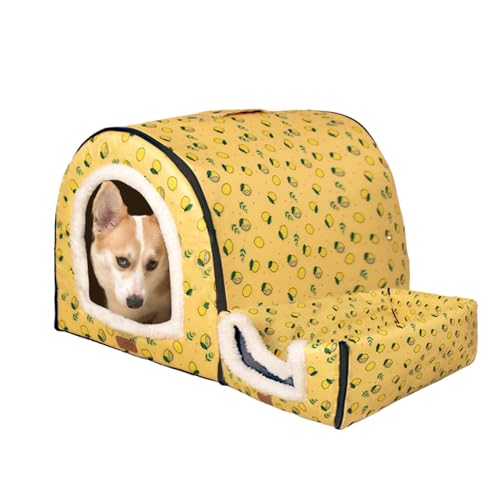 XINGLIDA Bett für den Innenbereich, kleines Hundebett, warmes Bett, Haustierzelt, Bett, Kätzchenhöhle, dickes Kissen, Innenkätzchen von XINGLIDA