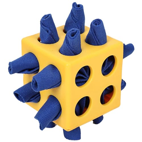 XINGLIDA Pet Sniff Cube Toy Futtersuche Instinktive Tragbare Interaktive Hund Schnüffelwürfel Anreicherung Fördert Natürliche Futtersuche von XINGLIDA