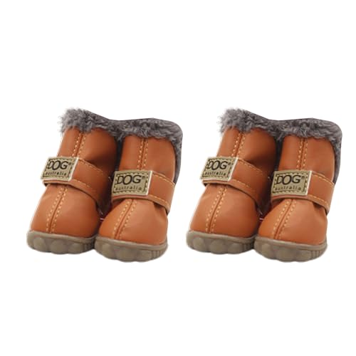 XINGLIDA Schneestiefel für Hunde, rutschfest, wasserdicht, atmungsaktiv, tragbar für kleine, mittelgroße und große Hunde von XINGLIDA