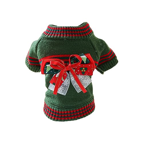 XINGLIDA Weihnachtspullover für Hunde, Haustier-Urlaubspullover, Pullover, Festival, Party, Cosplay, Kostüm, Welpen, Foto-Outfit von XINGLIDA