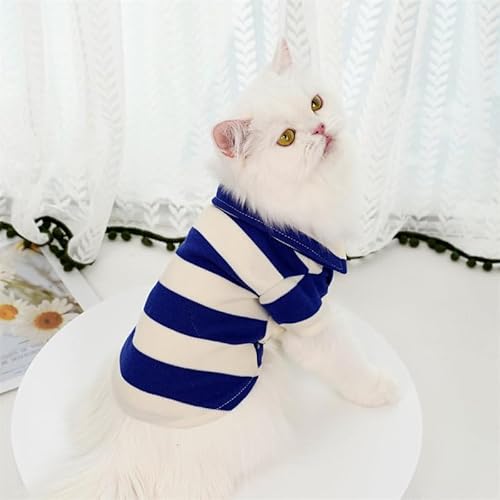 Sommerliche Haustierkleidung mit Streifen für Katzen und kleine Hunde - leicht und bequem Sommerliche Haustierkleidung mit Streifen für Katzen und kleine Hunde - leicht und bequem von XINGNIAO