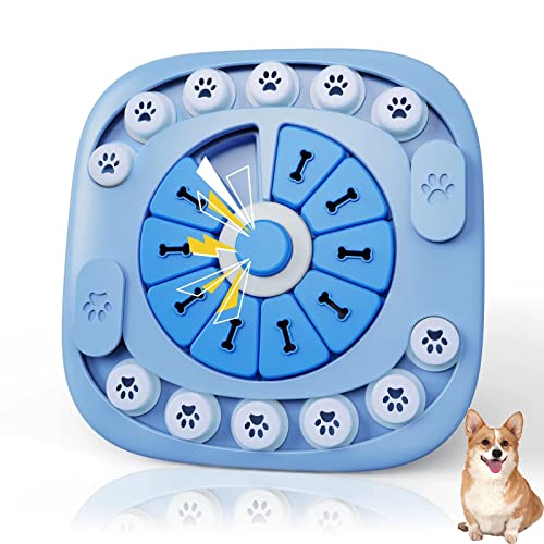 XINSZLIN Intelligenzspielzeug für Hunde,Hundespielzeug Intelligenz, interaktives Hundespielzeug für IQ-Training, Slow Feeder, Spielzeug zur Bereicherung von Hunden mit Quietsch-Design von XINSZLIN