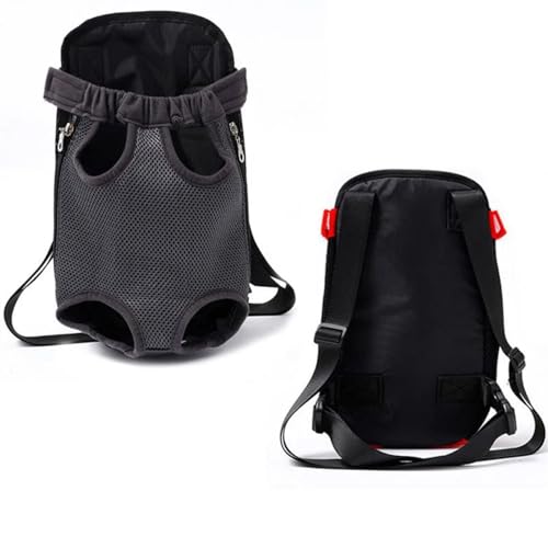 Cat Carrier, Haustier Hundetragetasche Haustier Hund Rucksack Outdoor Reise Hund Katze Träger Tasche for Kleine Hunde Welpen Carring Taschen Haustiere Produkte Trasportino Cane(Black,S) von XINTAOSM