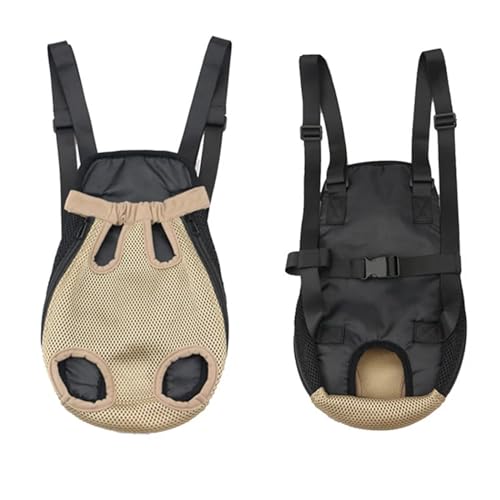 Cat Carrier, Haustier Hundetragetasche Haustier Hund Rucksack Outdoor Reise Hund Katze Träger Tasche for Kleine Hunde Welpen Carring Taschen Haustiere Produkte Trasportino Cane(Light Coffee,S) von XINTAOSM