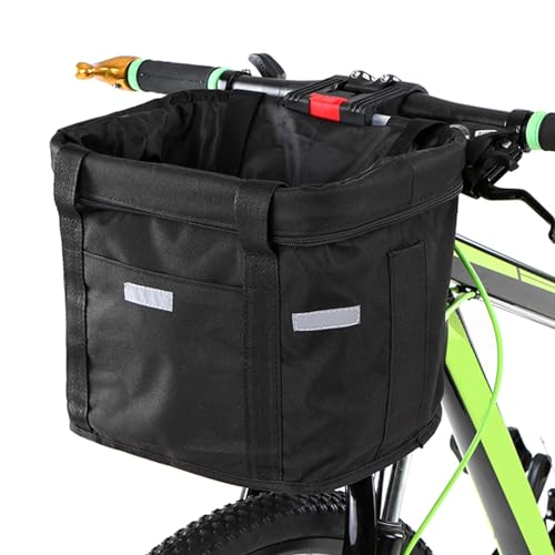 Sacs de Transport et sacs Pour animaux de compagni Fahrrad-Vorderkorb, abnehmbar, wasserdicht, Fahrrad-Lenkerkorb, Haustier-Trägerrahmentasche, Bikepacking, Fahrradzubehör von XINTAOSM