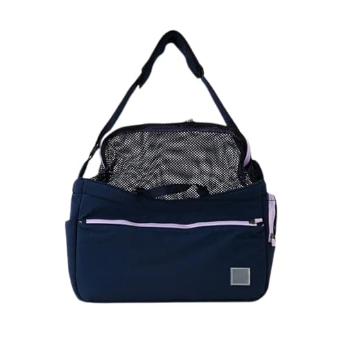 Sacs de Transport et sacs Pour animaux de compagni Modische Hundetragetasche for kleine Hunde, Haustierzubehör, Transporttasche, Haustier-Tragebox, Umhängetasche for Hunde(Navy) von XINTAOSM