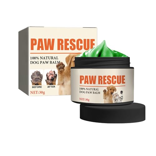 XINYIN 30 g Pflegebalsam mit natürlichen Inhaltsstoffen, feuchtigkeitsspendender Balsam, Schutz für Füße, Pads für Hunde, schützt vor Rissen, Hundebalsam für rissige Hunde, Balsam für raue Hunde, von XINYIN