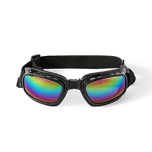 XINYIN Haustier Sonnenbrille Für Hunde Sonnenschutz Hundebrille Winddicht Anti UV Sonnenbrille Für Hunde Mit Langer Schnauze Mit Gummiband Haustier Brille Augenschutz Für Haustiere Hundezubehör von XINYIN