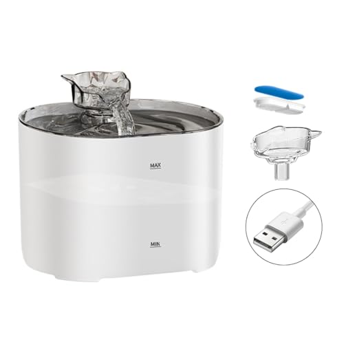 Automatischer Wasserbrunnenspender für Hunde und Katzen, Trinker, Futternapf, Behälter, Wasserfütterungszubehör Automatischer Wasserbrunnenspender für Hunde und Katzen, Trinker, Futternapf, Behälter, Wasserfütterungszubehör von XITEA