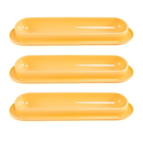 Futternapf für mehrere Katzen, rutschfeste Unterseite, Futternapf und Trinker, lange Form, 5 Stück Futternapf für mehrere Katzen, rutschfeste Unterseite, Futternapf und Trinker, lange Form, 5 Stück von XITEA