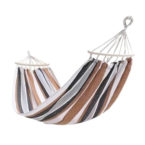 XJGQQ Hängematte Anti-Überschlag-Camping-Hängematte, Outdoor-Schlafsaal, Baum-Hängebettnetz, Promi-Hängematte, Outdoor-Wiege Hammock(K,D) von XJGQQ