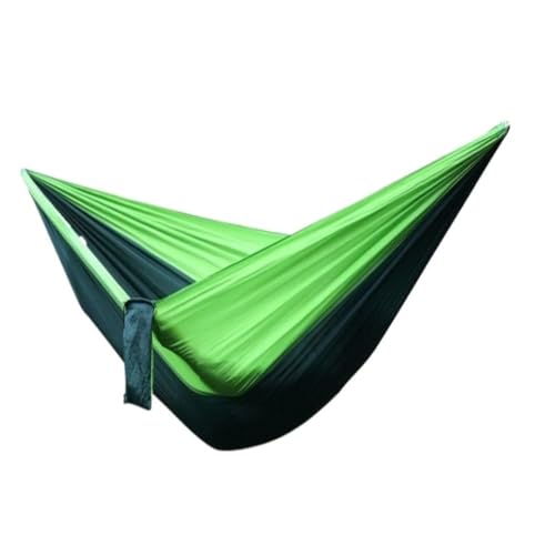 XJGQQ Hängematte Camping-Hängematte Im Freien, Schaukel for Erwachsene, Drinnen, Studentenwohnheim, Picknick, Camp, Einzelne Anti-Rollover-Hängematte Hammock(Blue,L) von XJGQQ