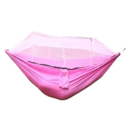 XJGQQ Hängematte Camping Hängematte Outdoor Camping Tragbare Einzel Fallschirm Tuch DREI-Farbe Gürtel Anti-mücken Hängematte Hammock(G) von XJGQQ