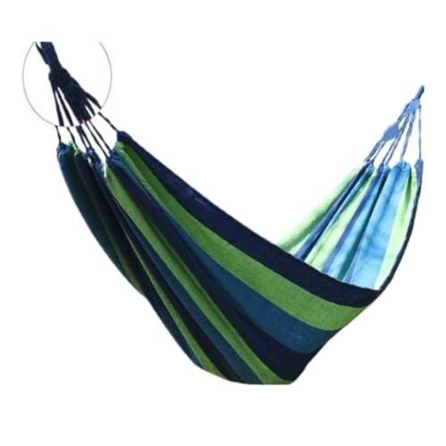 XJGQQ Hängematte Doppelte Outdoor-Hängematte, Schaukel for Erwachsene, Dick, Anti-Überschlag, Schlafzimmer, Schlafzimmer, Hängesessel, Camping, Große Hängematte Hammock(D) von XJGQQ