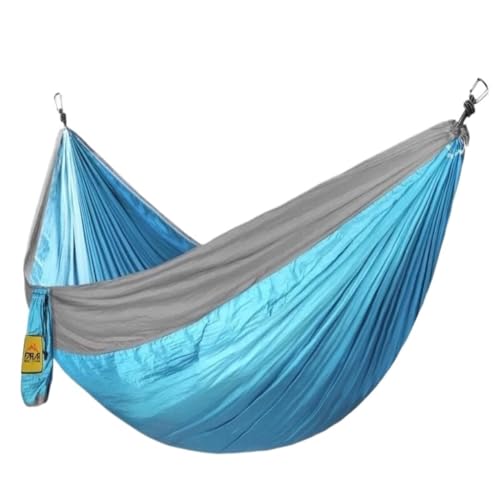 XJGQQ Hängematte Fallschirmtuch Outdoor-Hängematte, Einzel- Und Doppel-Moskitonetz, Anti-Überschlag-Hängematte, Tragbare Schaukel-Hängematte Hammock(A,L) von XJGQQ