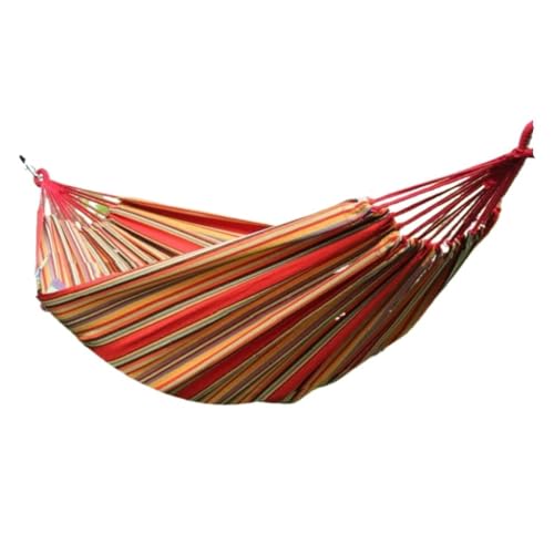 XJGQQ Hängematte Hängematte for Den Innenbereich, Dicke Leinwand, Schaukel, Anti-Überschlag, Reine Baumwolle Und Leinen, Camping, Outdoor, Zuhause, Balkon, Hängematte Hammock(D) von XJGQQ