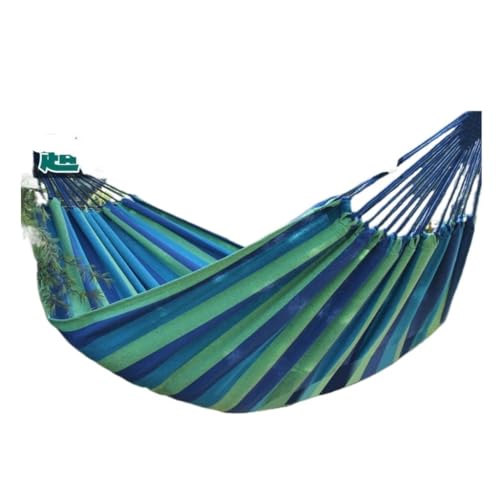 XJGQQ Hängematte Hängematte for Den Innenbereich, Dicke Leinwand, Schaukel, Anti-Überschlag, Reine Baumwolle Und Leinen, Camping, Outdoor, Zuhause, Balkon, Hängematte Hammock(E) von XJGQQ