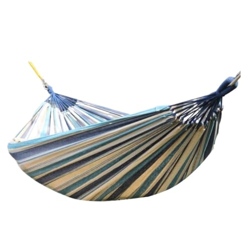 XJGQQ Hängematte Hängematte for Den Innenbereich, Dicke Leinwand, Schaukel, Anti-Überschlag, Reine Baumwolle Und Leinen, Camping, Outdoor, Zuhause, Balkon, Hängematte Hammock(F) von XJGQQ