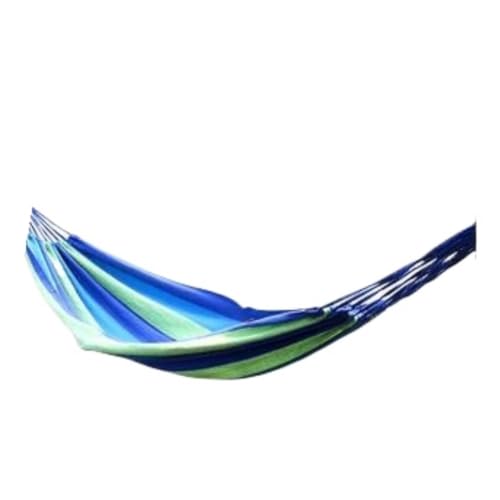 XJGQQ Hängematte Lazy Outdoor Regenbogen Leinwand Hängematte Einzel Doppel Schaukel Anti-Rollover Hängematte Outdoor Camping Hängematte Hammock(Red) von XJGQQ