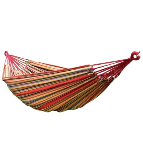 XJGQQ Hängematte Outdoor-Hängematte, Doppel-Einzelschlafsaal, Studentenwohnheim, Schaukel for Erwachsene, Balkon, Hängesessel im Innen- und Außenbereich Hammock(A) von XJGQQ