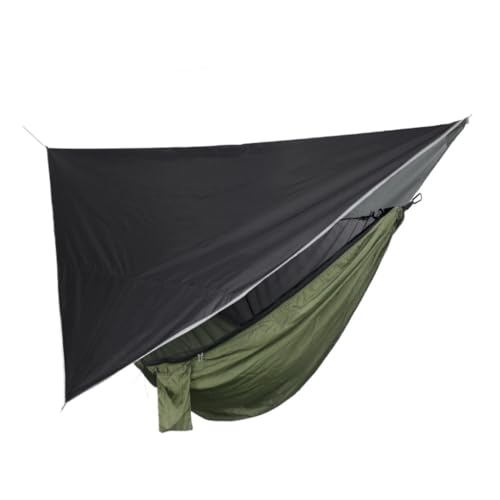 XJGQQ Hängematte Outdoor-Moskitonetz-Hängematten-Baldachin-Set, Outdoor-Camping, Schnell Zu Öffnende Hängematte Und Regenfestes Sonnenschutz-Baldachin Hammock(D) von XJGQQ