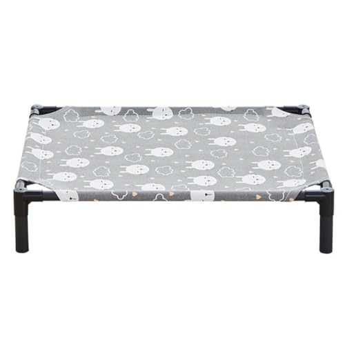 XJGQQ Hundenest Hundehütte Hundebett Vier Jahreszeiten Universal Abnehmbares Feldbett Haustierbett Sommer Off The Ground Katzenbett Haustierbett(12,60 * 50 * 12cm) von XJGQQ