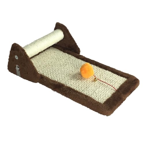 XJGQQ Katzenlaufrad Laufband for Katzen, Haustierbedarf, Katzenspielzeug, Laufband, Klettergerüst for Katzen, Katzenbaum, Sisal-Kratzbaum Katzenlaufrad für den Innenbereich(Coffee) von XJGQQ