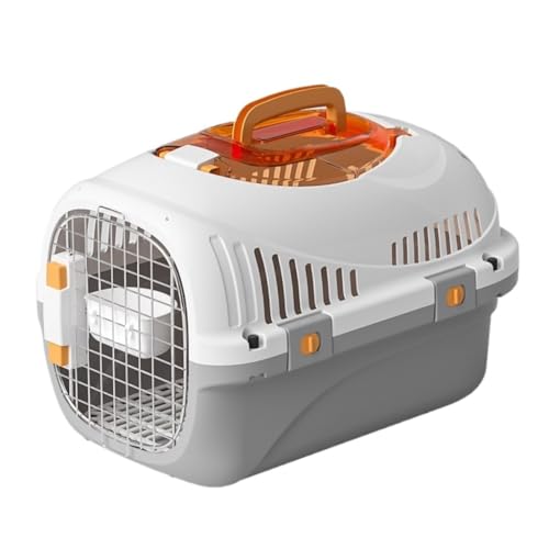 XJGQQ Katzentasche Haustier-Airline-Box, Katzen- Und Hundereise, Tragbare Anti-Stress-Katzentasche, Hundetasche, Reiseartefakt, Atmungsaktiver Raum Katzentaschen(B) von XJGQQ