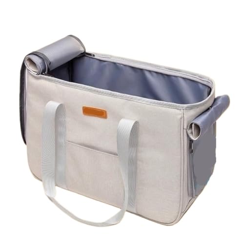 XJGQQ Katzentasche Haustiertasche for Katzen Und Hunde, Tragbare Tasche for Ausflüge, Multifunktionale Diagonale Sommer-Klapptasche Aus Segeltuch, Tragbar Katzentaschen von XJGQQ